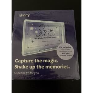 INFINITY SNOW GLOBE Picture Frame (2025, Kit) BRAND NEW SEALED